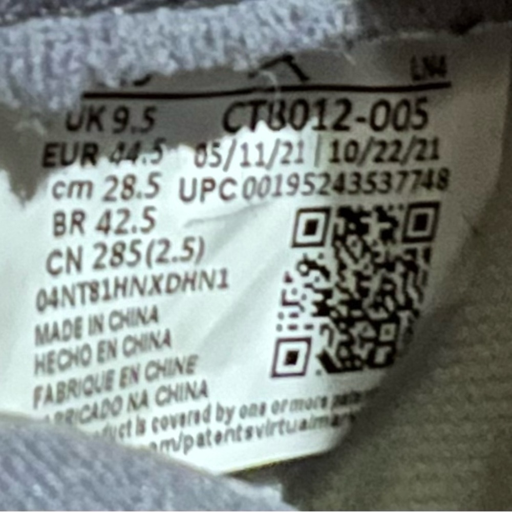 Nike Air Jordan 11 Retro Cool Grey, like new. Worn twice. No box. Men’s size10.5 - Picture 12 of 12